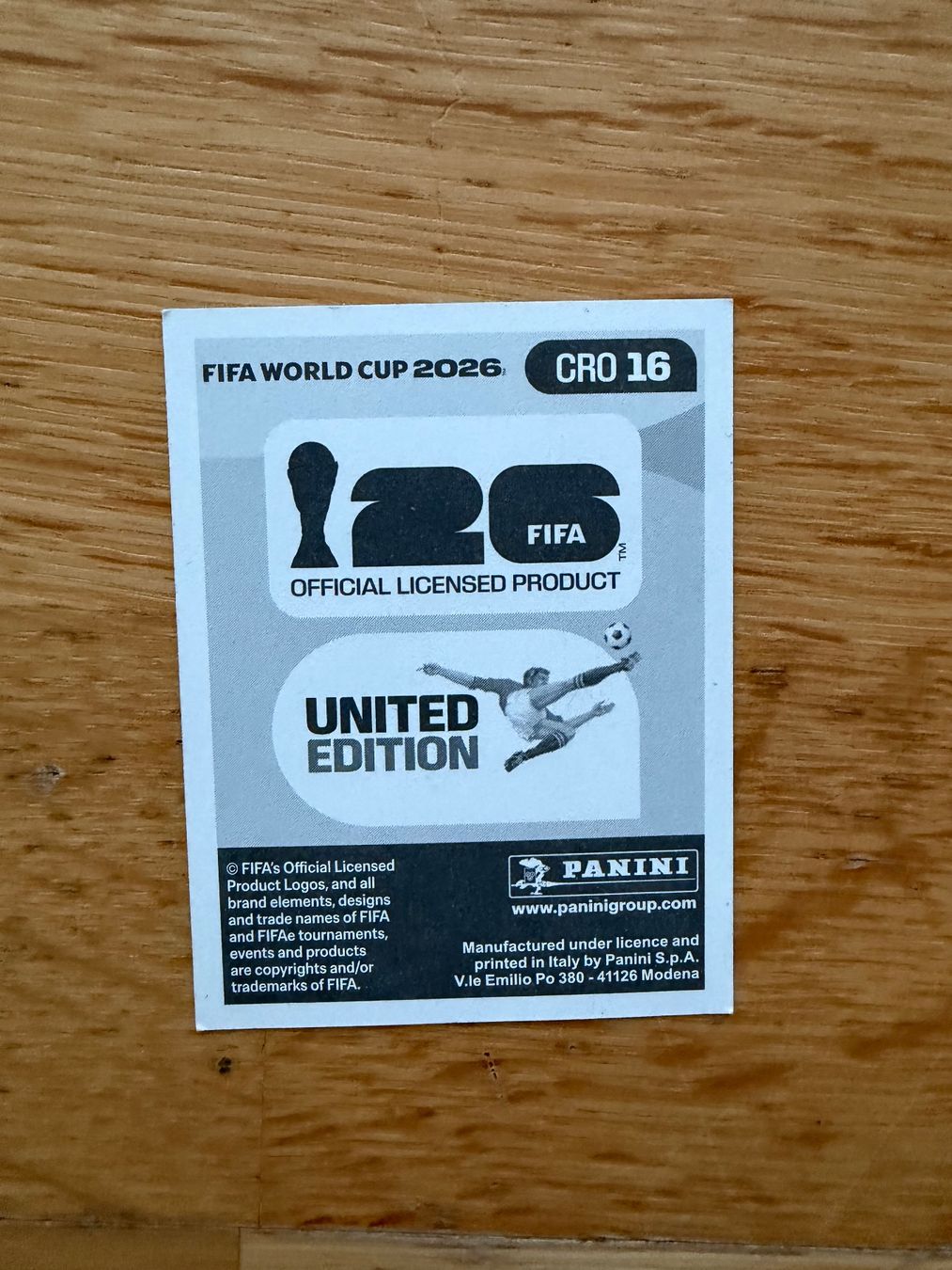Panini Sammelbilder & Trading cards: Panini CRO 16 – Neu (gemäss Beschreibung) aus Zürich von bel5 1