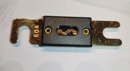 SICHERUNG 80A  GOLD   L:8xB:2xH:0.9cm