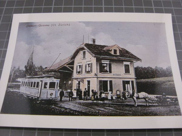 Cartoline postali: AK Ottikon-Gossau Bahnhof mit Zug – Nuovo (secondo la descrizione) da Malters venduto da Marosko