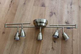 Deckenlampe goldig