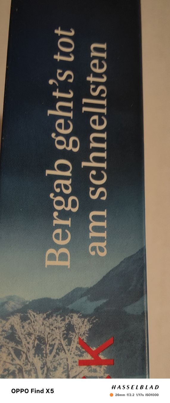 Libri: Bergab geht es tot am schnellsten – Nuovo (secondo la descrizione) da Volken venduto da katz5 1