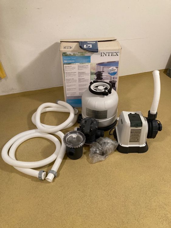 Summer Waves Sandfilter Pumpe 5110 L/Stunde - Für Rahmenpools Bis 7,32m