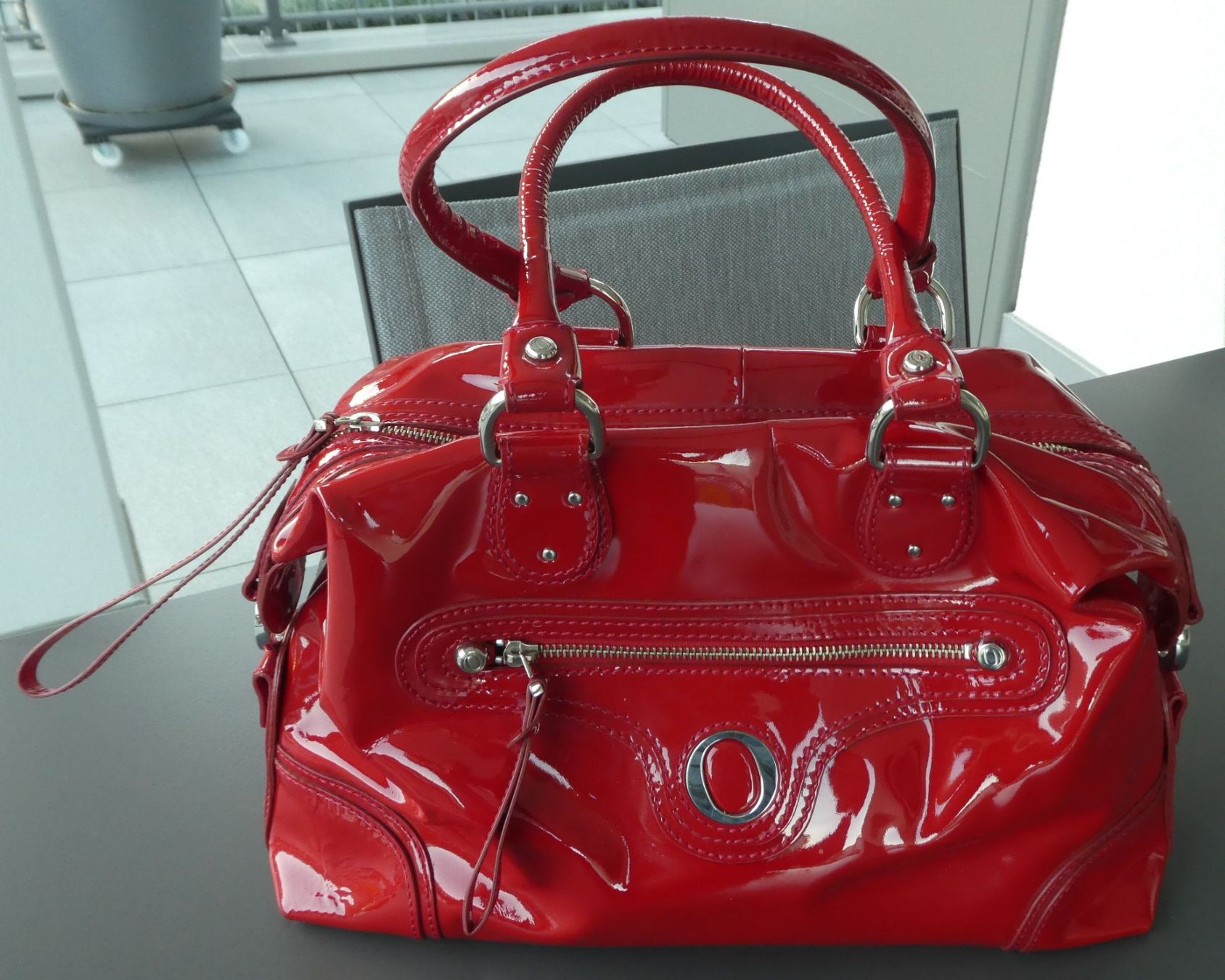 Borse da donna: Handtasche OROTON rot – Nuovo (secondo la descrizione) da Goldau venduto da Aizo