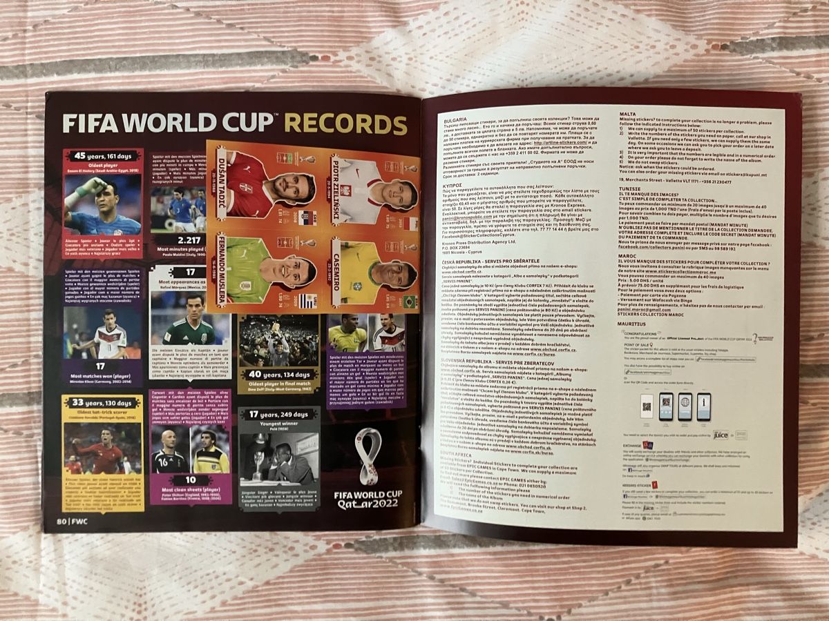 Panini Album: Panini WM 2022 Orange Version Album LEER – Nuovo (secondo la descrizione) da Chur venduto da tozzi-stickerworld 3