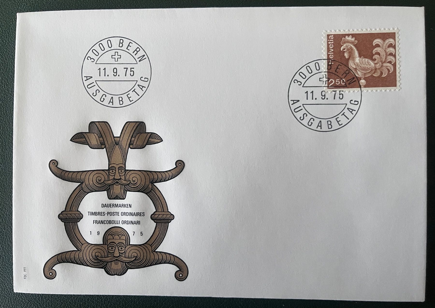 Tutti i francobolli: ET Brief Dauermarken 11.9.1975 – Usato da Biberist venduto da Edelfloh