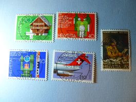 1981 Sonderpostmarken 649 bis 653 ET Vollstempel BERN