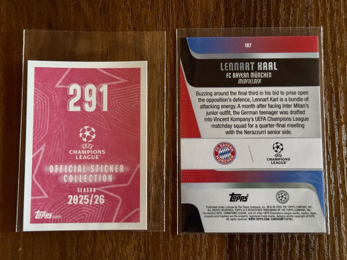 Topps Carte collezionabili: Lennart Karl – Nuovo (secondo la descrizione) da SAXON venduto da Mic_9 1