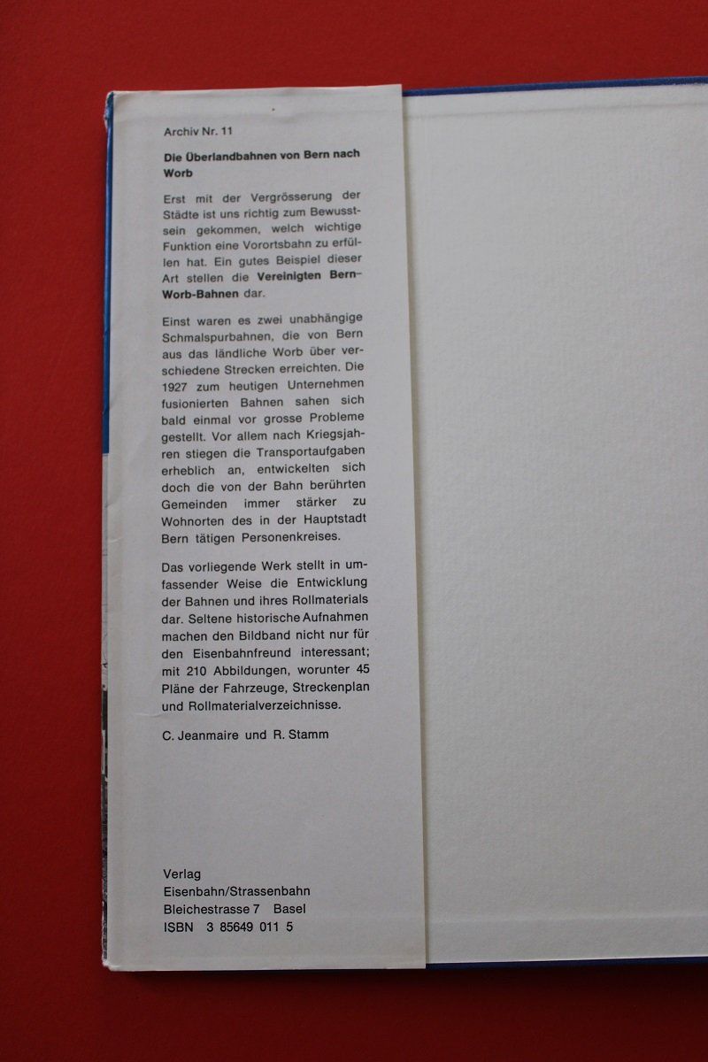 Libri: Die Überlandbahnen von Bern nach Worb – Usato da Wettswil venduto da roma010 1