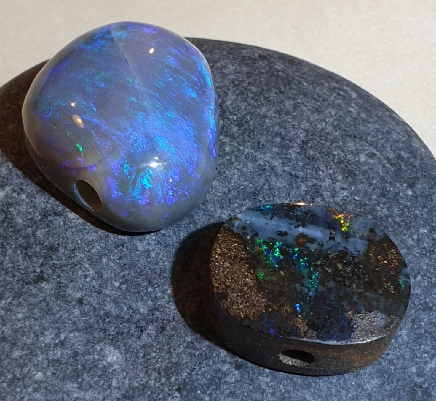 Ciondoli: Boulder & Black Opal Beads / Konvolut 3 – Nuovo (secondo la descrizione) da Niederbüren venduto da Raphael014 3