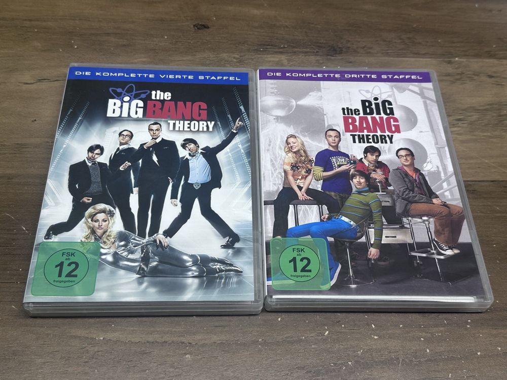 DVD: The Big Bang Theory Staffel 3 + 4 (Gebraucht) in Buus für CHF 5 ...