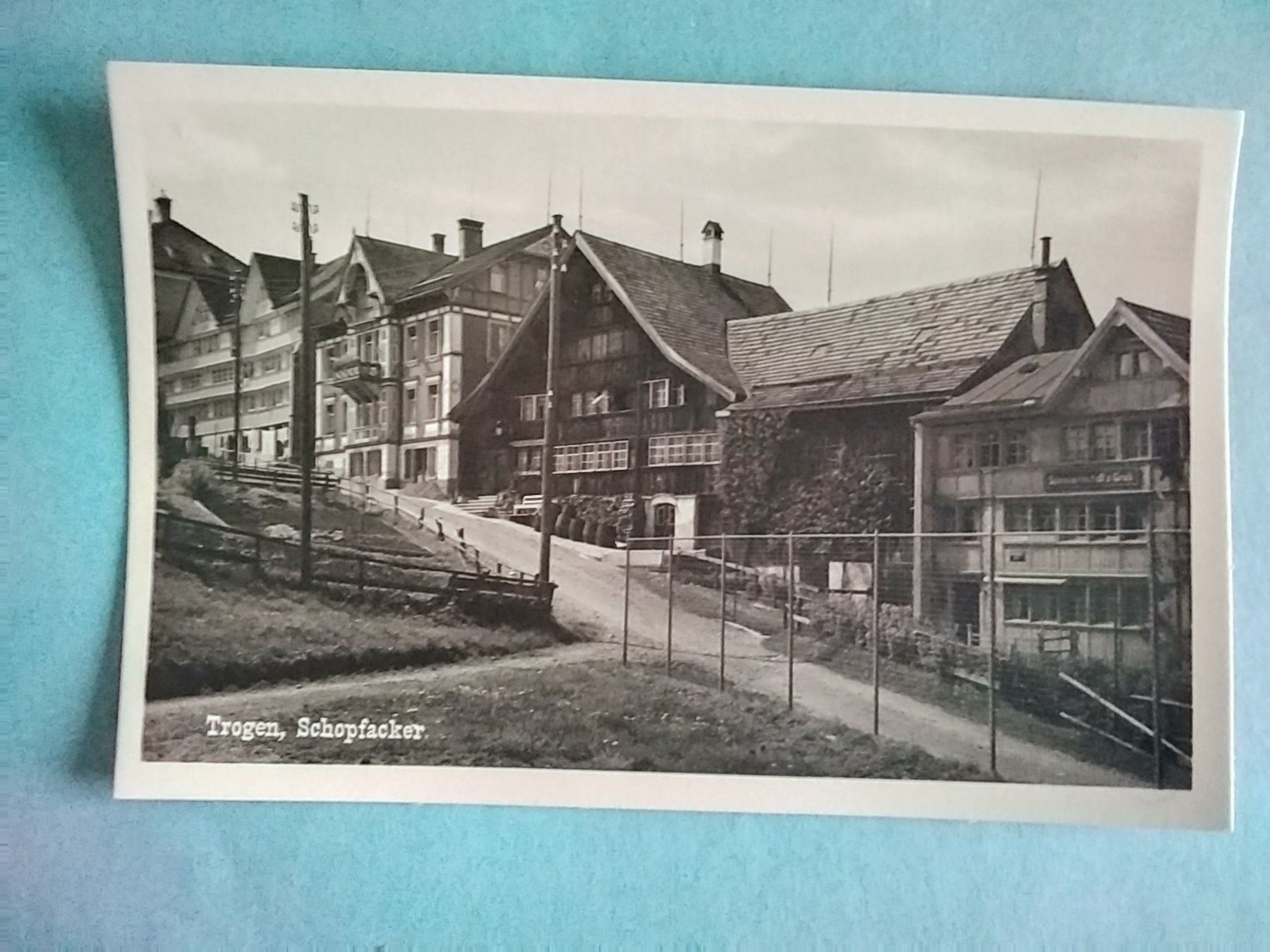 Cartoline postali: AR Trogen Schopfacker – Usato da Appenzell venduto da lama19