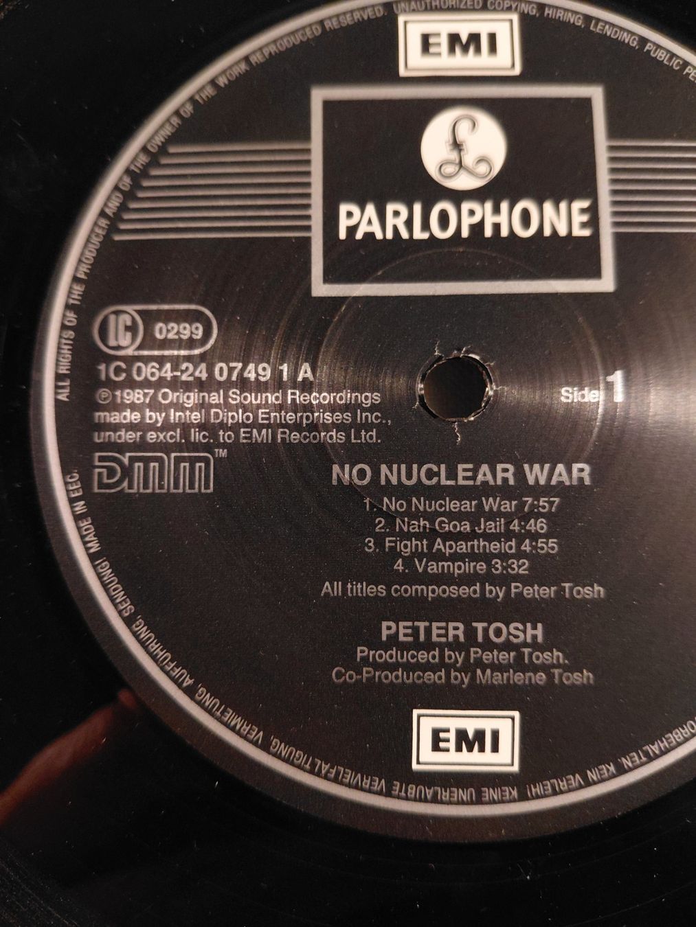 Schallplatten: Peter Tosh ‎– No Nuclear War – Gebraucht aus Winterthur von SilverFR 6