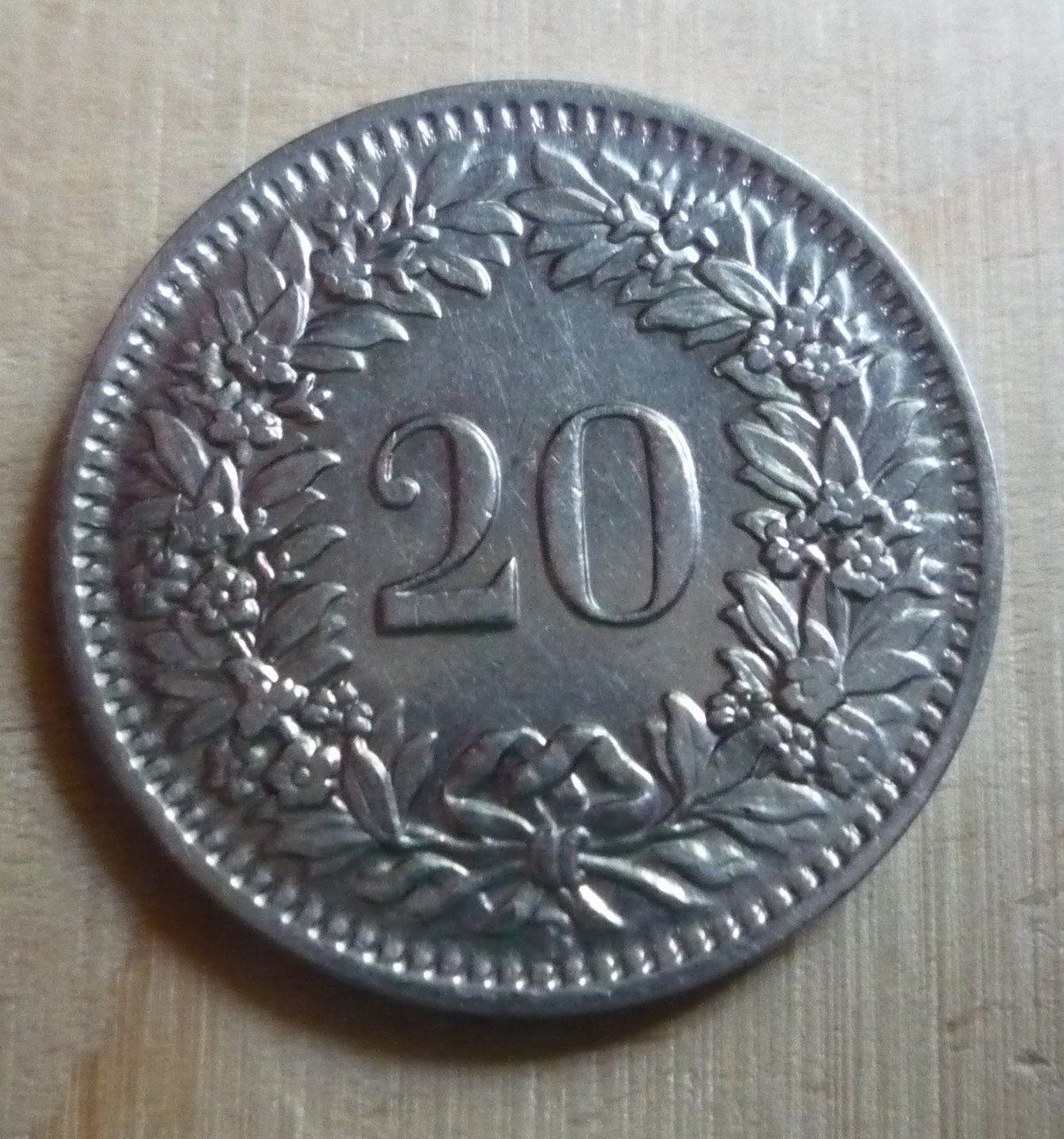 Tutti le monete: 2 x 20 Rappen 1926, vz-unz – Usato da Rieden SG venduto da Sammelfreund 3
