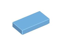 LEGO - 50x Medium Blue Tile / Fliese 1x2 - 3069 - NEW