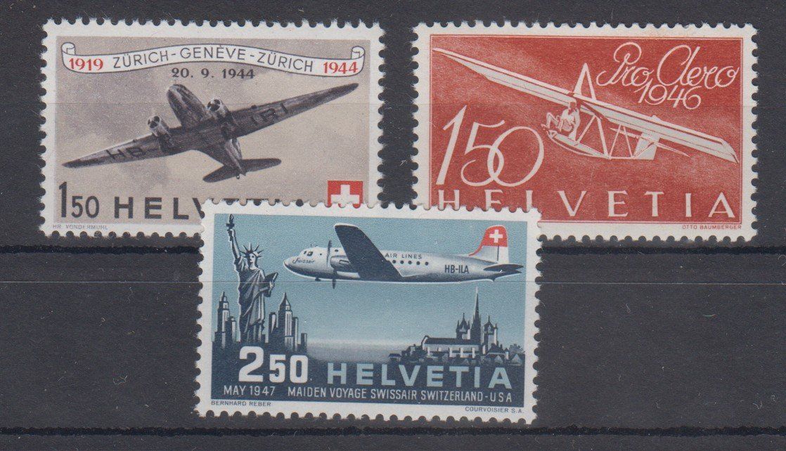 Tous les timbres: Poste aérienne 40 - 41 - 42 neuf** 110.-- – D'occasion à Boécourt par Denteles66