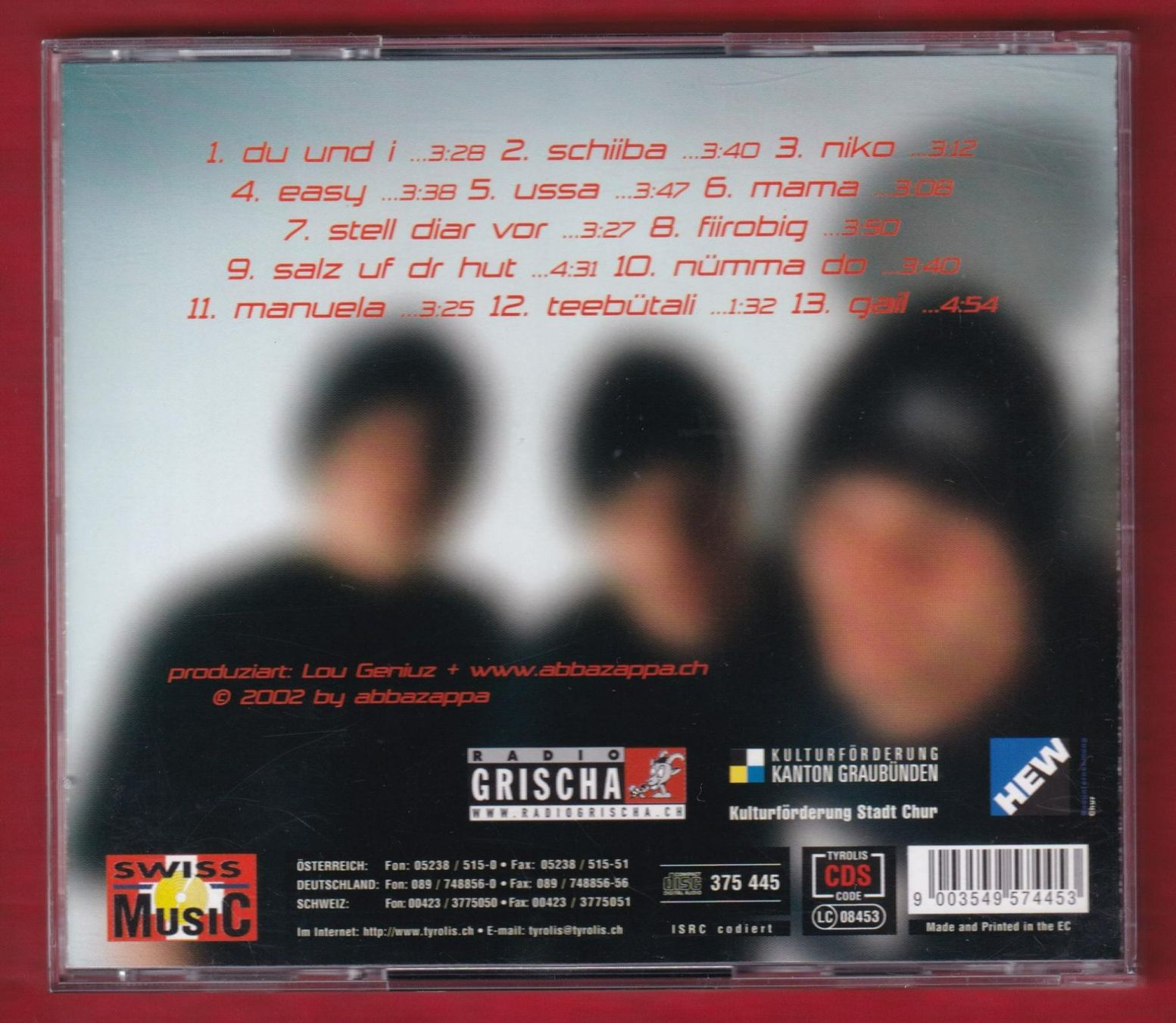 CD: Abbazappa - Bündner Schiiba (CD) – Usato da Zürich venduto da Pfluftl2000 1