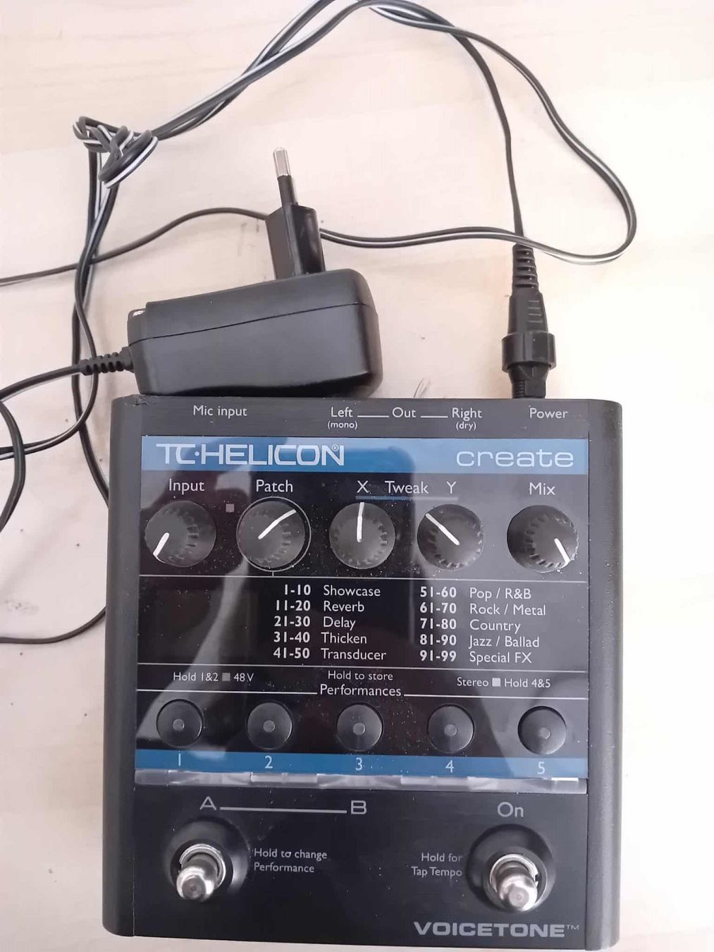 Equalizzatori: TC HeliconVoice Vocal Tone Create – Usato da St.Gallen venduto da Didier680