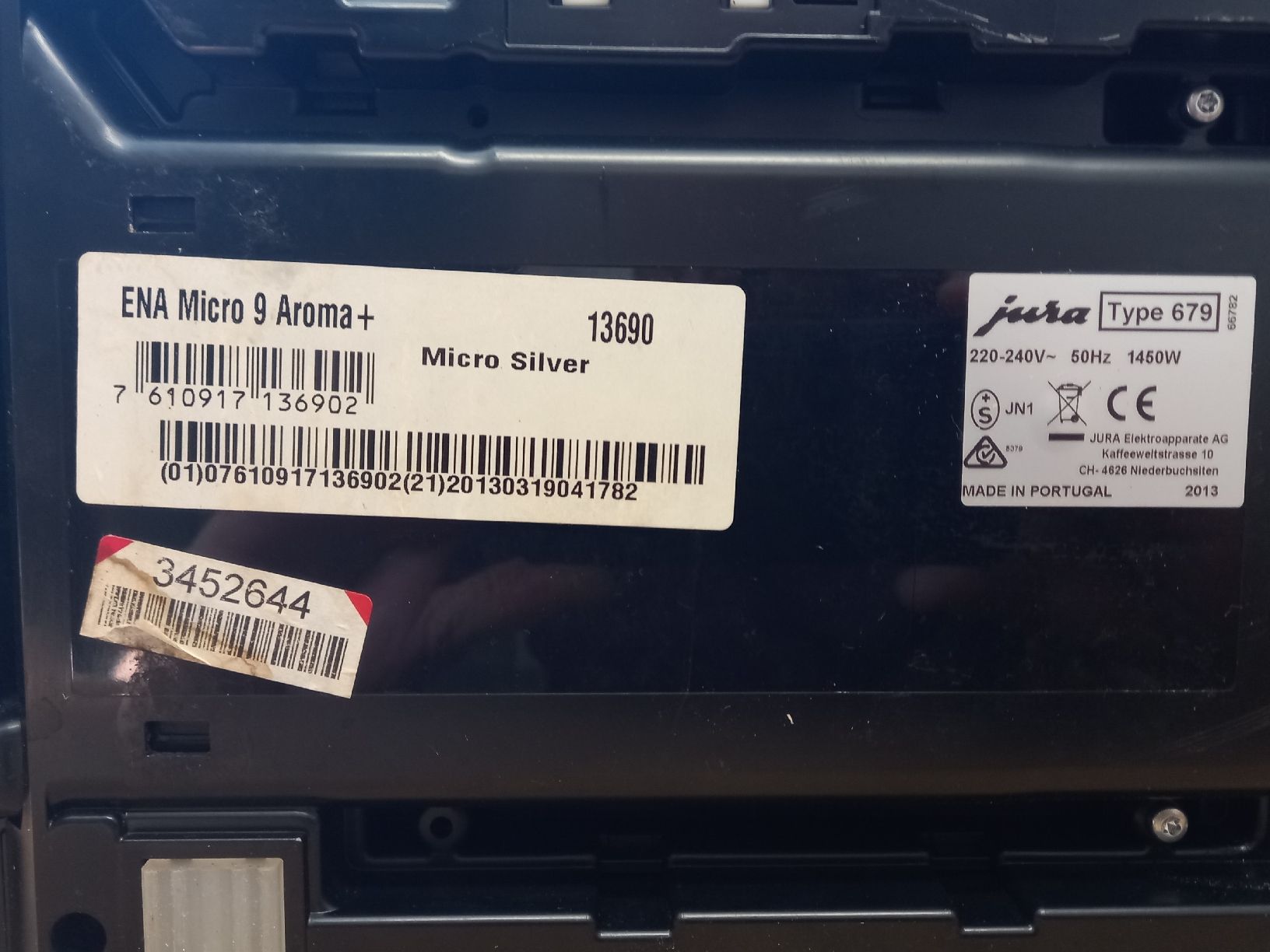 Jura Kaffeemaschinen & Espressomaschinen: Jura ENA Micro 9 Aroma+ – Defekt aus Niederteufen von asaniel 4