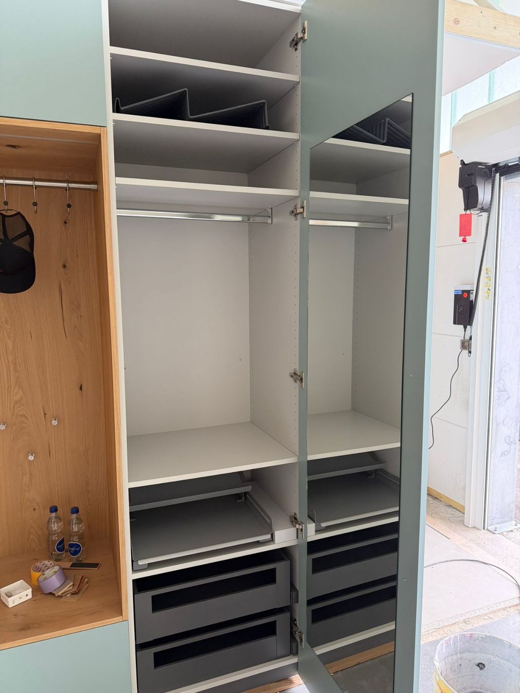 Guardaroba: Garderobe lackiert mit Holznische – Usato da Amriswil venduto da bjo_mxl2 3