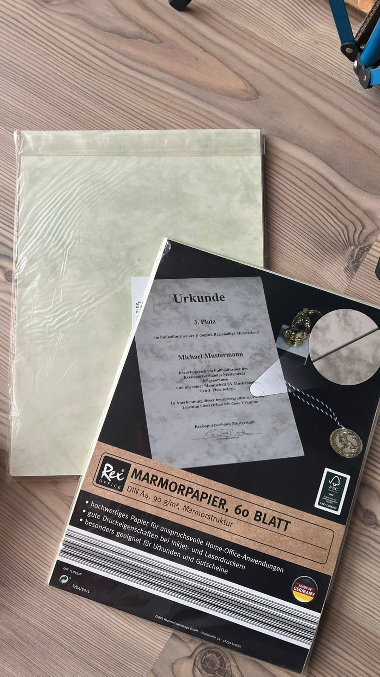 Carta: Marmorpapier A4, 90 g/m2 – Nuovo e nell'imballaggio originale da Lyss venduto da Daniela740