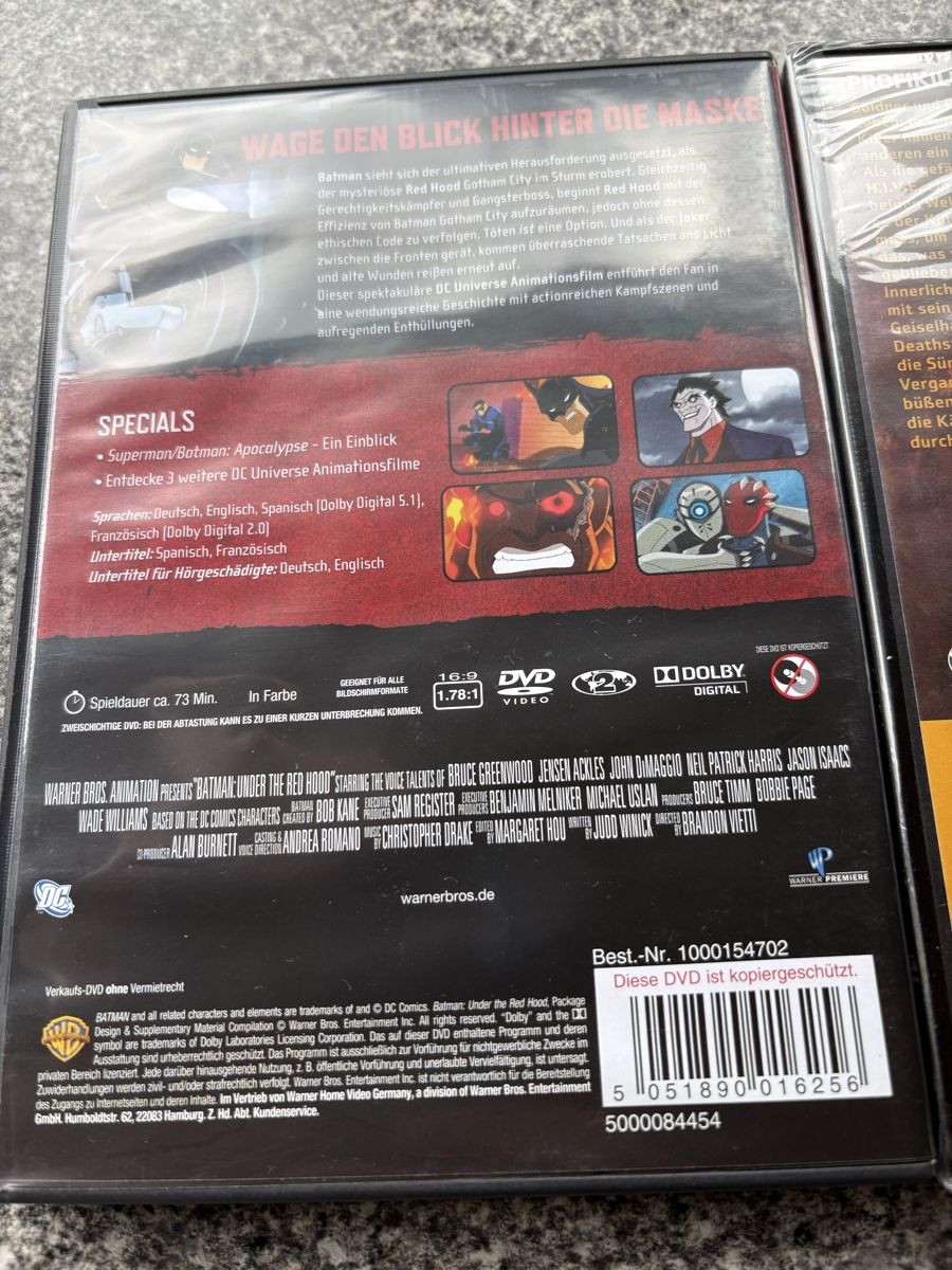Tutti i DVDs: DVDs batman/ deathstroke ovp – Nuovo e nell'imballaggio originale da Herzogenbuchsee venduto da warrior77 3