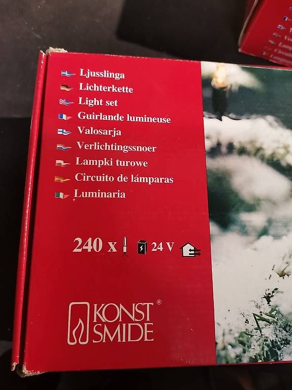 Ghirlande e barre luminose: Lichterkette, Weihnachtsdeko, Christbaumschmuck – Usato da Wiedlisbach venduto da materialkreislauf 4