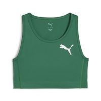 Puma W CROSS THE LINE CROP TOP 3.0 - power green (Grösse...
