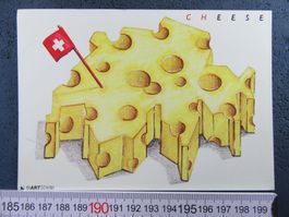 SCHWEIZ LUZERN CHEESE LU AK MARTSCHINI HINTEN KLEBERRESTE