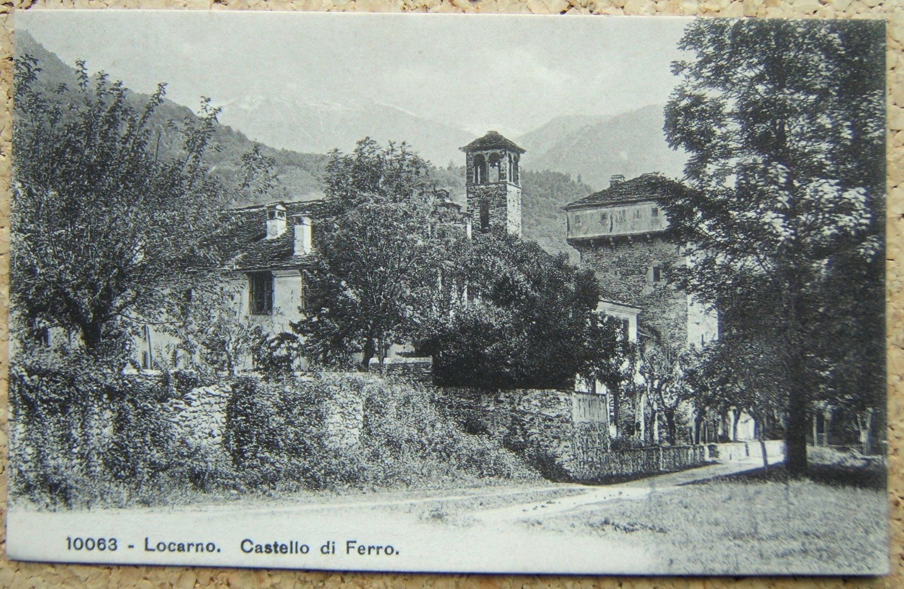Ansichtskarten: AK LOCARNO - CASTELLO DI FERO 1909 – Gebraucht aus Brunnen von Nonne04