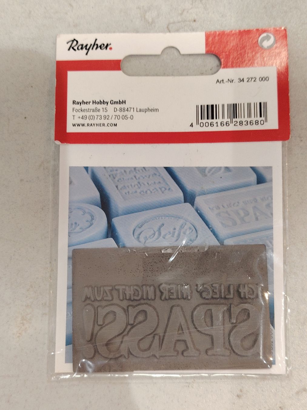 Rayher Stempel: tampon savon// stampel seifen – Neu und originalverpackt aus St Gallen von pat_t76j 1