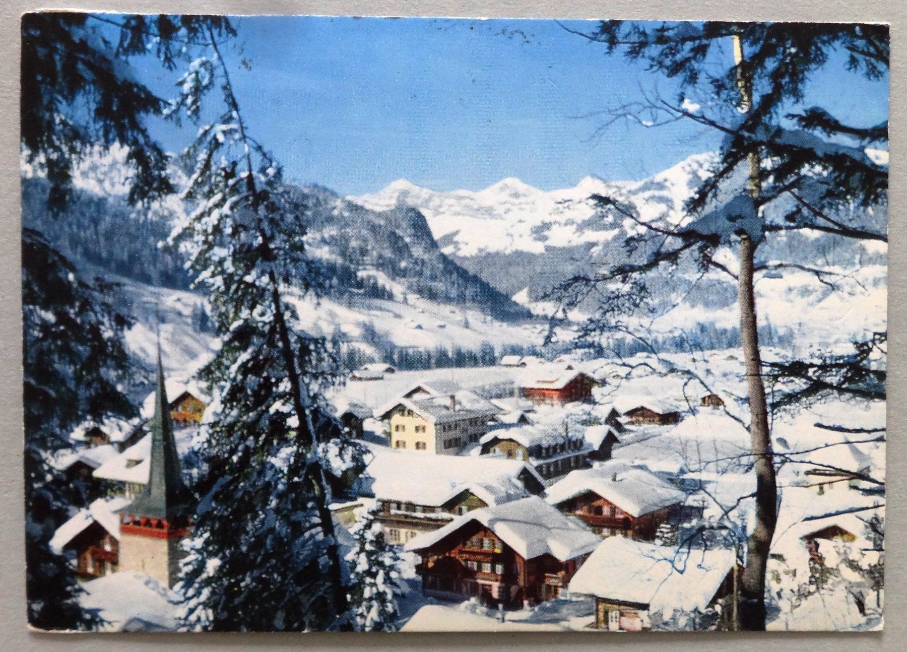 Cartoline postali: Gstaad – Difettoso da Fétigny venduto da Billy2miny