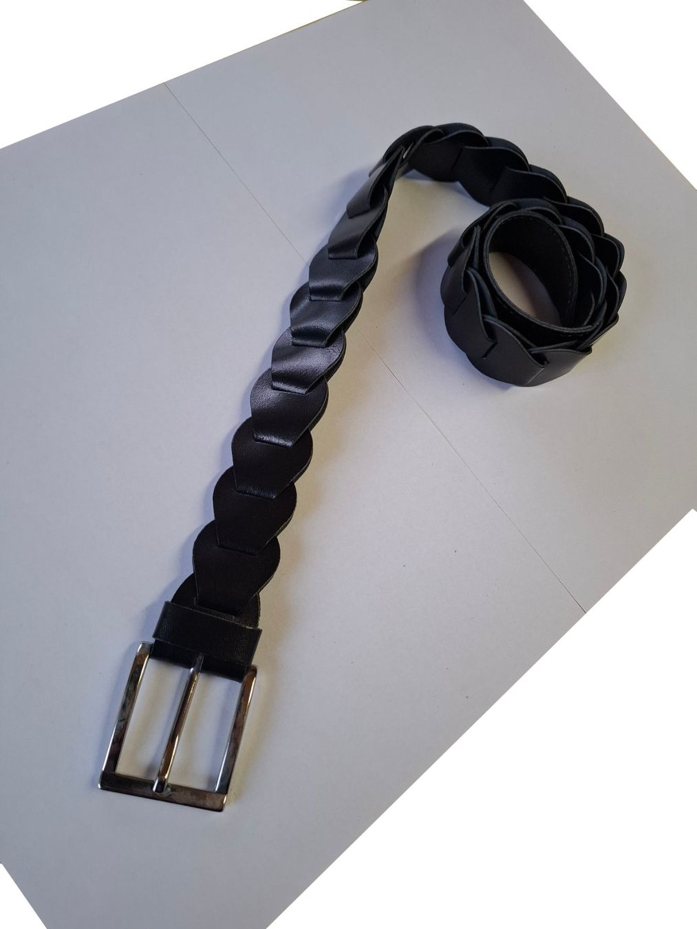Cinture: Vintage Ledergurt/Gliedergurt echt Leder – Nuovo e nell'imballaggio originale da Suhr venduto da SAF-Restposten