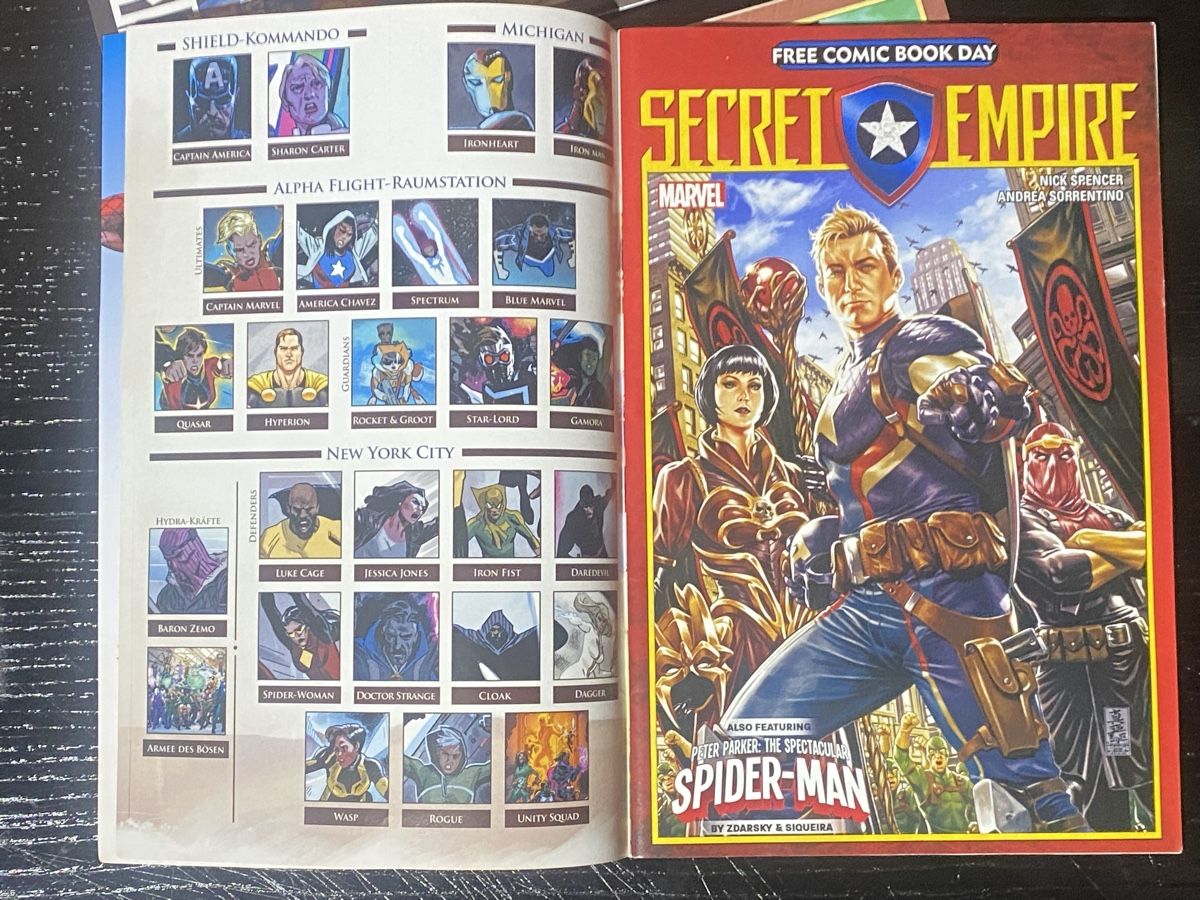 Fumetti: Secret Empire Nr. 1-3 von 6.  Marvel/Panini – Usato da Zuerich venduto da SonderArt-Wertgut 1