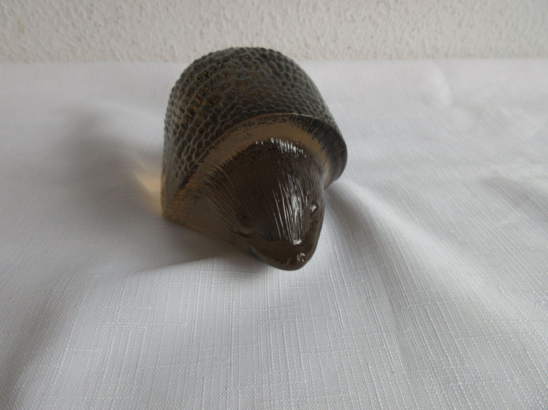 Kosta Boda Statuette: Kosta Boda Igel, WWF 1976, Paul Hoff – Usato da Binningen venduto da Oldfashion 1
