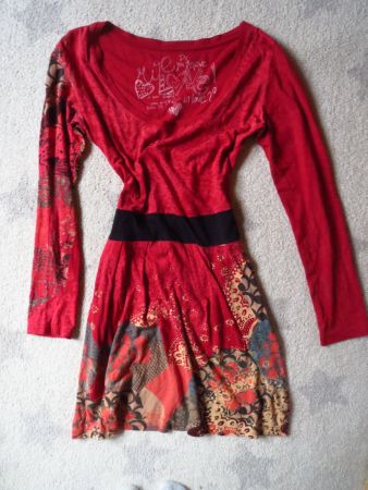 stylisches DESIGUAL Damen Kleid Gr L