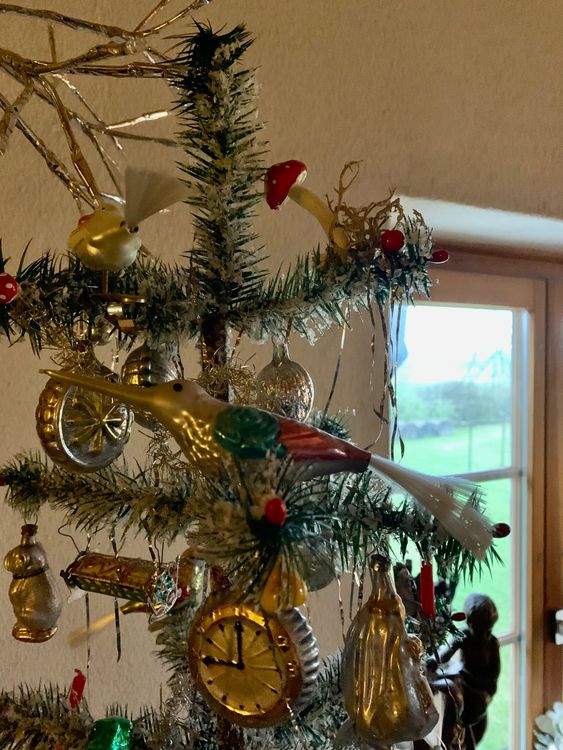 ⚫ Groß Gansfederbaum Federbaum Weihnachtsbaum Schmuck antik Kaufen