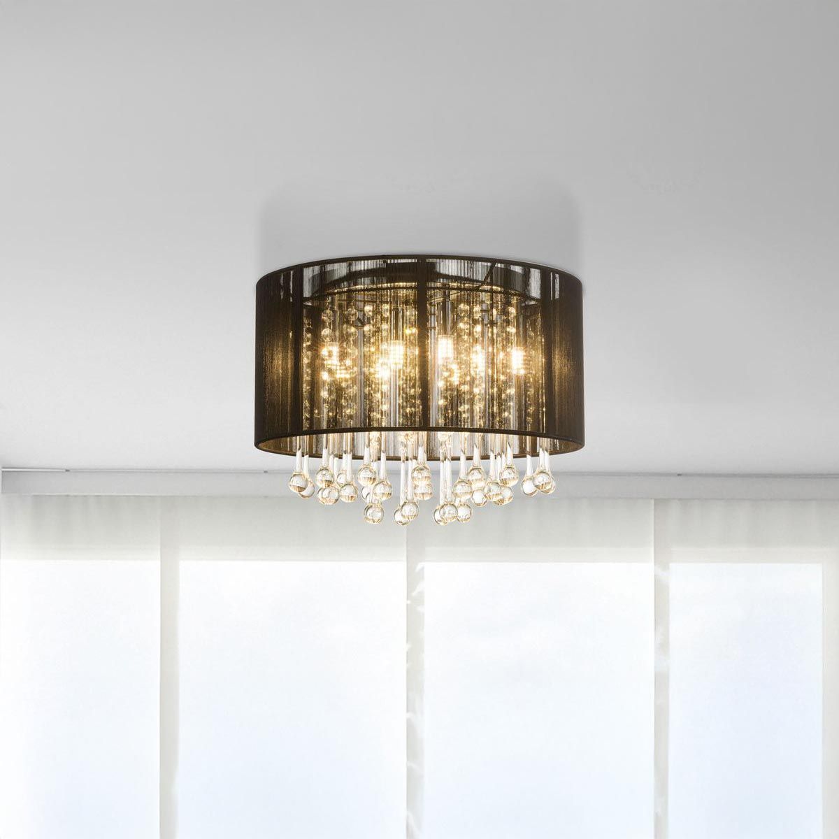 Lampadari & plafoniere: Deckenleuchte, LED, Seide, 40 cm Ø – Nuovo (secondo la descrizione) da Kreuzlingen venduto da Smart-Light