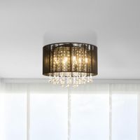 Deckenleuchte, LED, Seide, 40 cm Ø