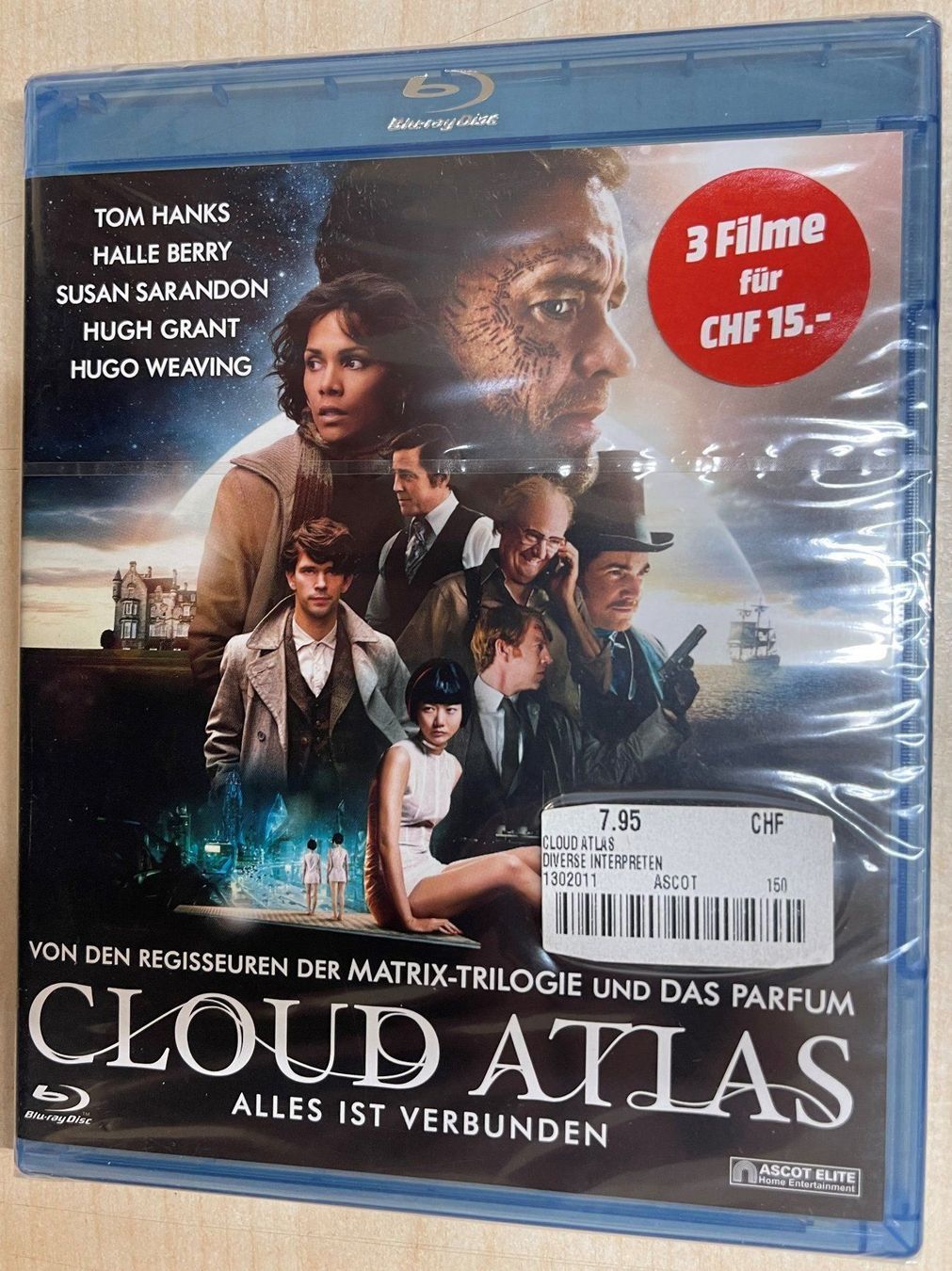 Alle DVDs: Cloud Atlas Blu ray – Neu und originalverpackt aus Oftringen von Vucki