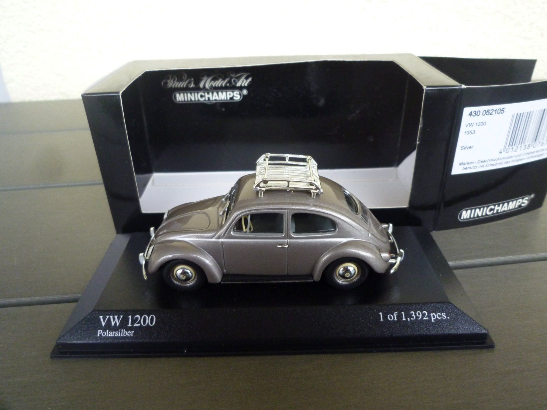 Minichamps Modellini d'auto: VW 1200 (1953) – Nuovo e nell'imballaggio originale da Flawil venduto da Imperiosud 1