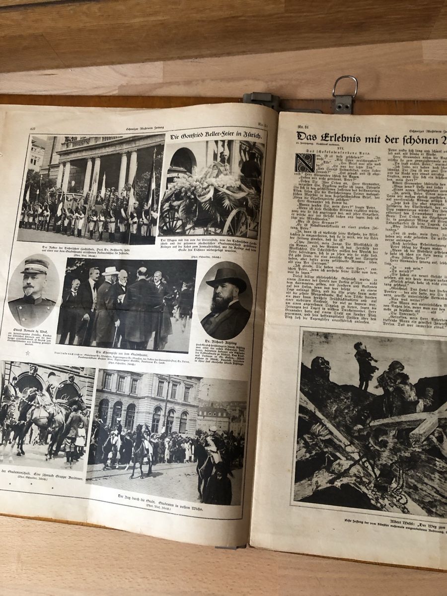 Riviste & Magazine: Schweizer Illustrierte 1919 – Usato da Worb venduto da Tyra07 3