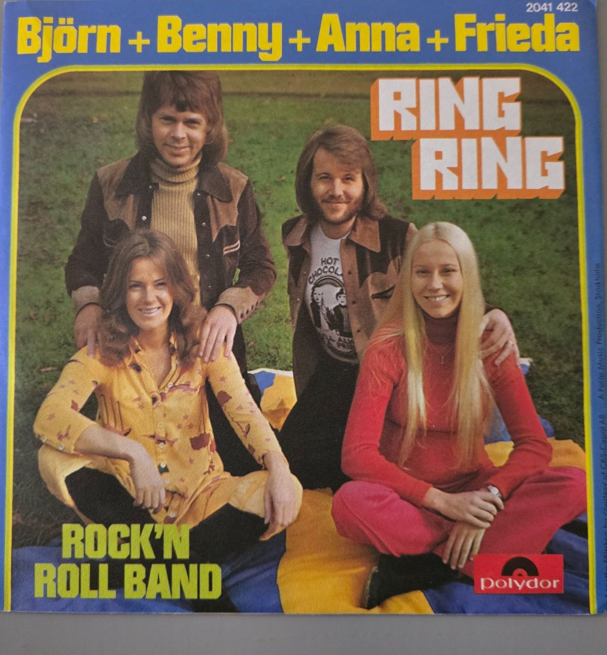 Dischi in vinile: Björn + Benny + Anna + Frieda Single – Ring Ring – Usato da Root venduto da atelier22 1