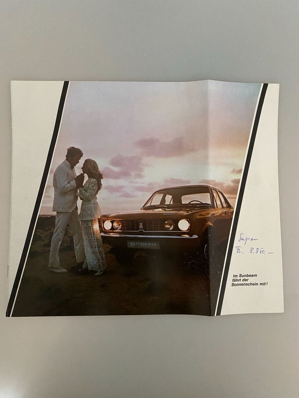 Documenti: Prospekt SUNBEAM Super – Usato da Oftringen venduto da Studich