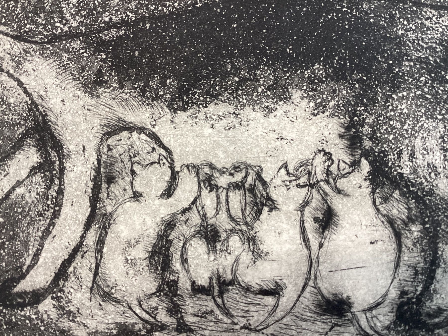 Gemälde: Orginal Radierung Katze Handsignatur – Gebraucht aus Eglisau von mar_5rn2 6