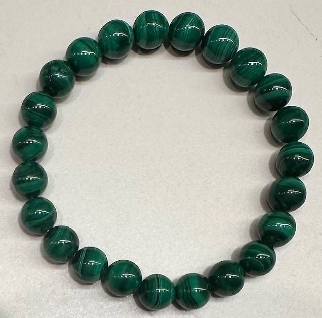 Armbänder & -reifen: BRACELET BOULES ENBOULES DE MALACHITE NEUF  – Gebraucht aus Genève von theo-zb2m 1