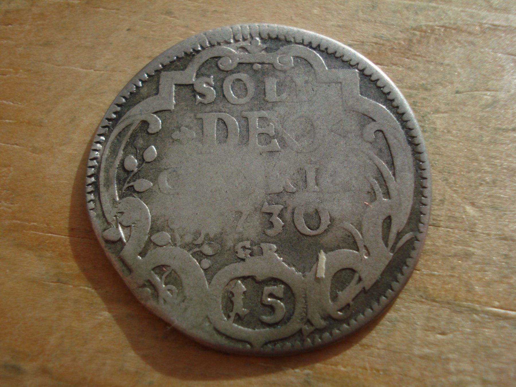 Tutti le monete: (S) St. Gallen 15 Kreuzer 1730 – Usato da Erlach venduto da Net-Coins 1