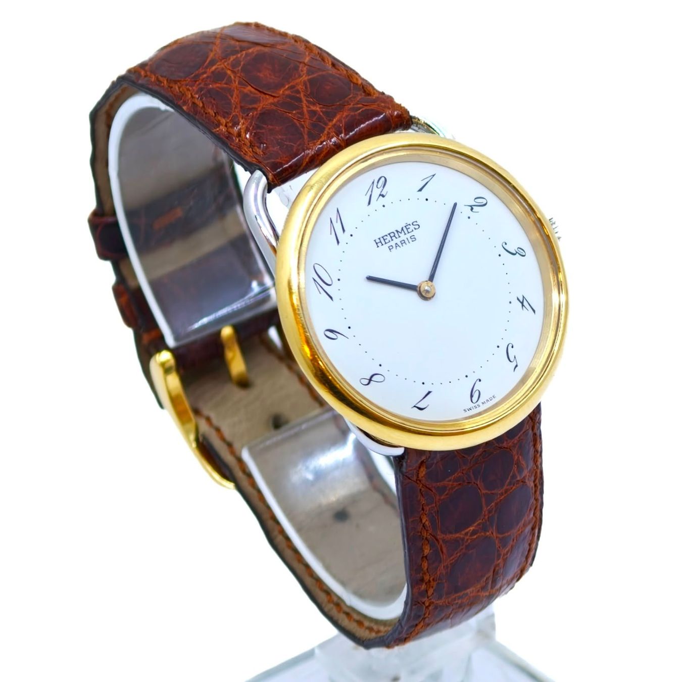 Hermès Orologi: Hermès Arceau Vintage Two Tone – Usato da Montreux venduto da CashPay_Montreux 5