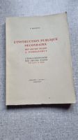 Livre ancien - Instruction publique à Porrentruy 1872