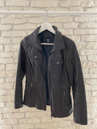 Lederjacke neu ungetragen dunkelbraun Grösse 40