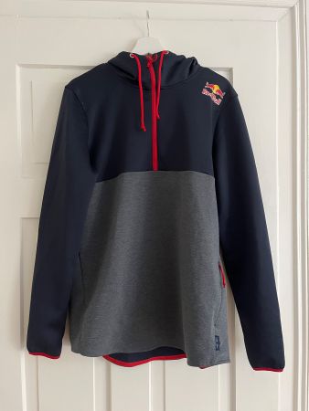 Original Red Bull Kapuzenpullover Quarter Zip Herren L